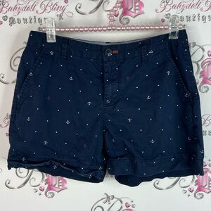 Bossini shorts anchor ⚓️ dotted Navy Women's Bermudas with Nautical Design